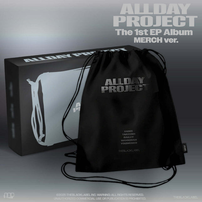 ALLDAY PROJECT - 1st EP Album [ALLDAY PROJECT] MERCH Ver. (SUEDE DRAWSTRING BAG Ver.)