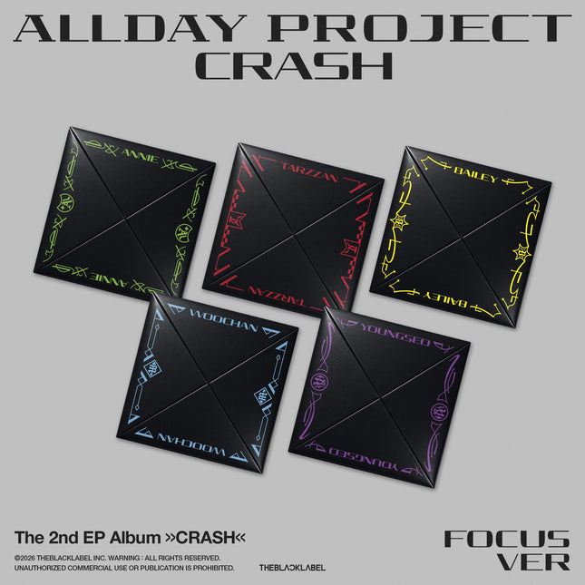 ALLDAY PROJECT - 2nd EP Album [CRASH] FOCUS Ver.