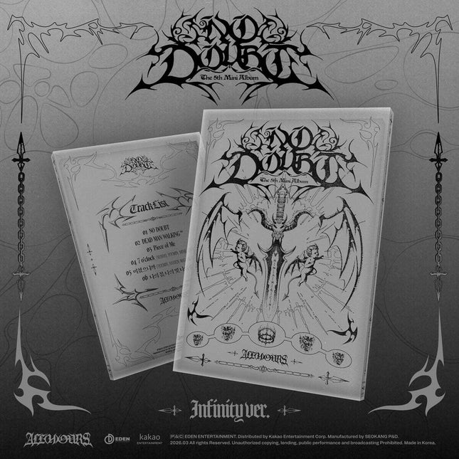 ALL(H)OURS - 5th Mini Album [NO DOUBT] INFINITY Ver.