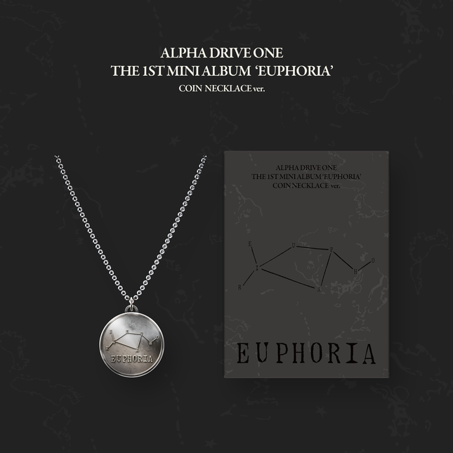 ALPHA DRIVE ONE - 1st Mini Album [EUPHORIA] COIN NECKLACE Ver.