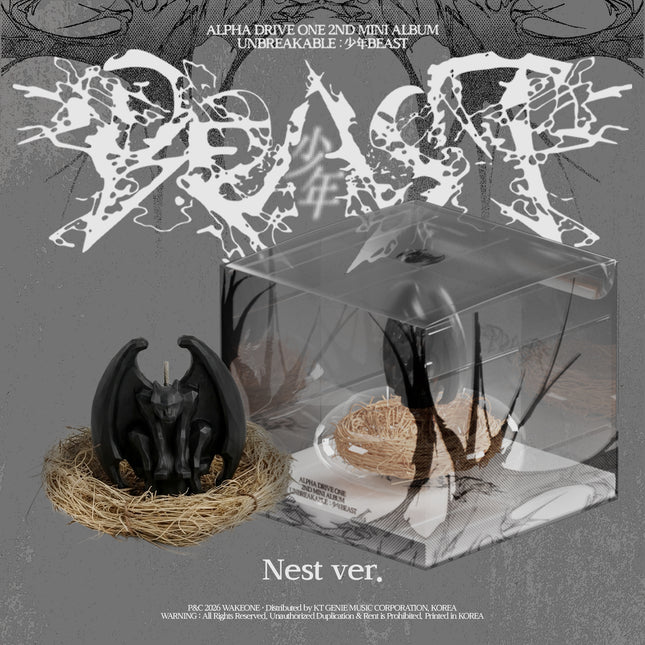 ALPHA DRIVE ONE - 2nd Mini Album [UNBREAKABLE : 少年BEAST] Nest Ver. (Limited Edition)