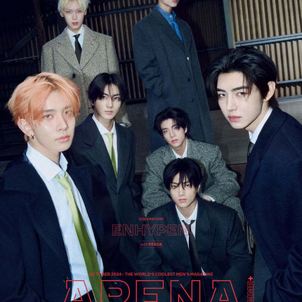 ARENA HOMME+ - [2024, October] - Cover : ENHYPEN TYPE A