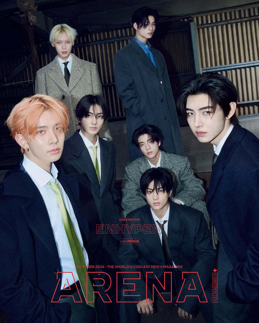 ARENA HOMME+ - [2024, October] - Cover : ENHYPEN TYPE A