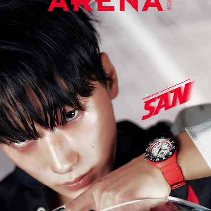 ARENA HOMME+ - [2025, August] - Cover : ATEEZ SAN TYPE A