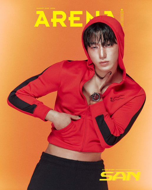 ARENA HOMME+ - [2025, August] - Cover : ATEEZ SAN TYPE F