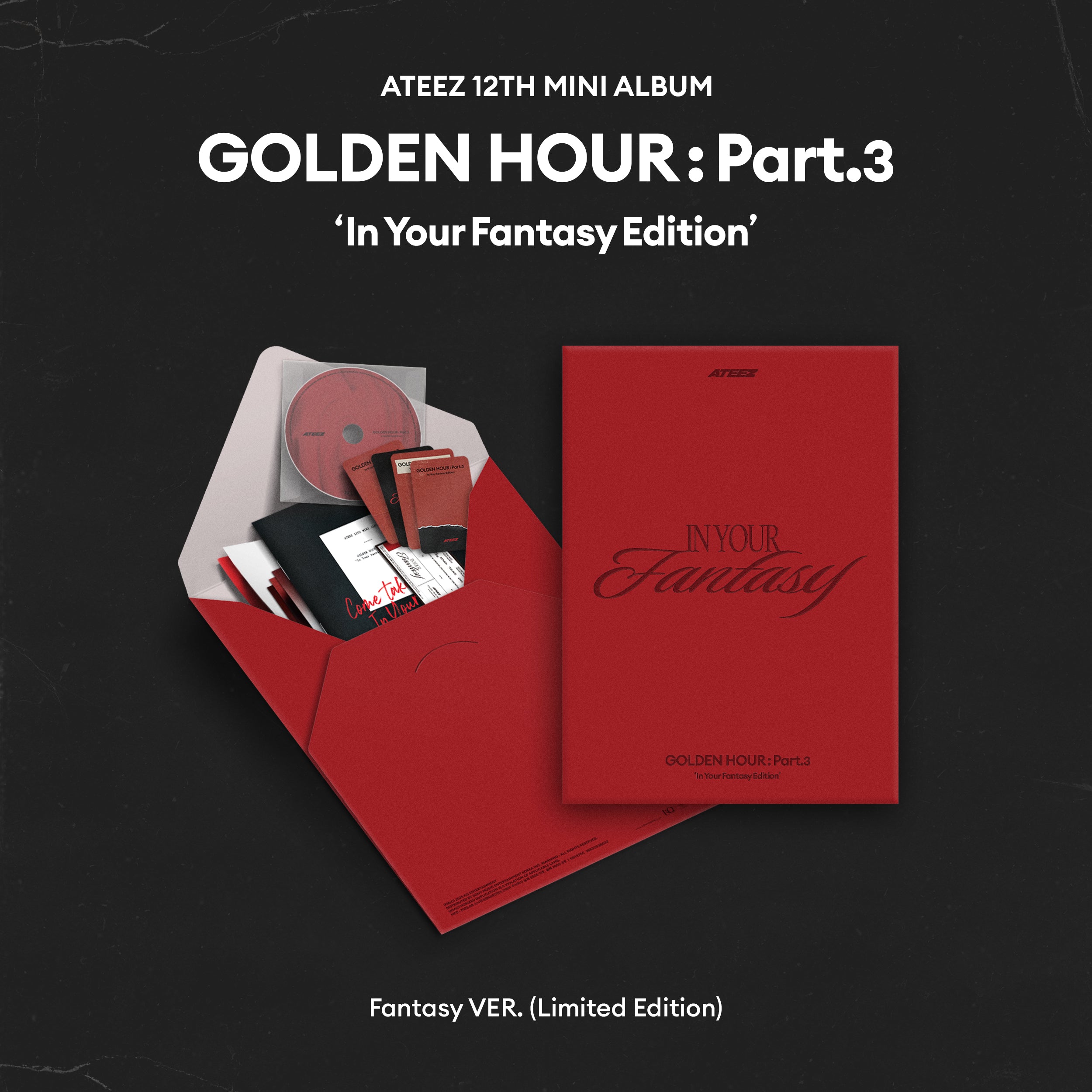 Kpop Album Wholesale ATEEZ - [GOLDEN HOUR : Part.3 'In Your