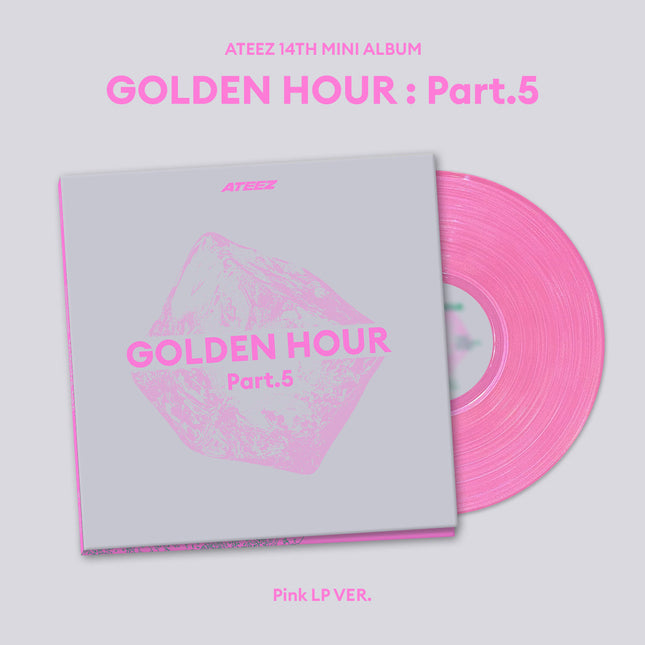 ATEEZ - [GOLDEN HOUR  Part.5] Pink LP Ver.