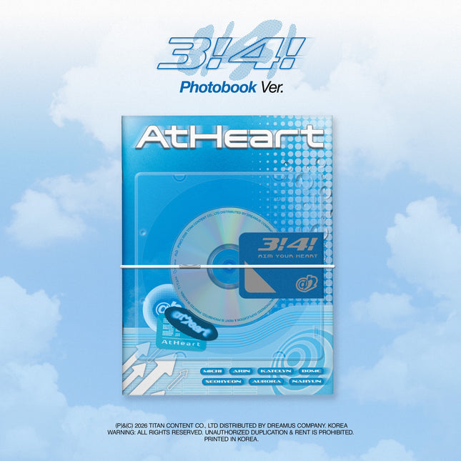 AtHeart - Single Album [3!4!] Photobook Ver.