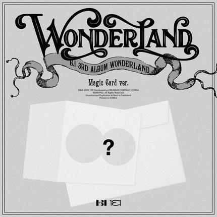 B.I - 3rd Album [WONDERLAND] Magic card Ver.