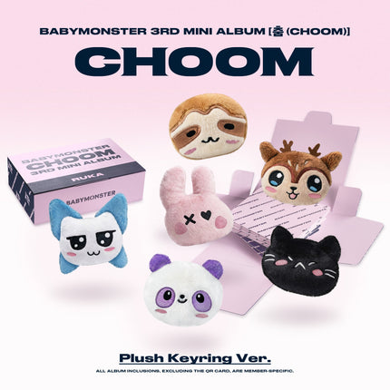 BABYMONSTER - 3rd Mini Album [춤 (CHOOM)] Plush Keyring Ver.