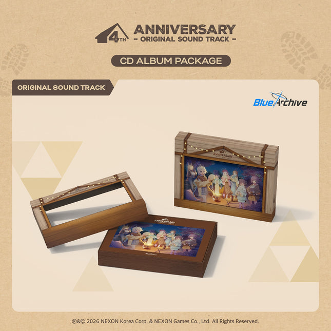 BLUE ARCHIVE 4th ANNIVERSARY OST - CD ALBUM PACKAGE