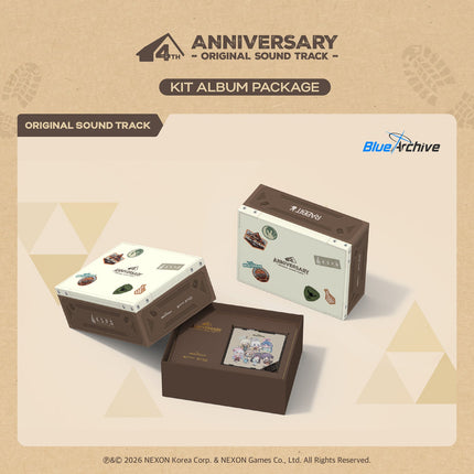 BLUE ARCHIVE 4th ANNIVERSARY OST - KIT ALBUM PACKAGE