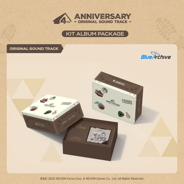 BLUE ARCHIVE 4th ANNIVERSARY OST - KIT ALBUM PACKAGE