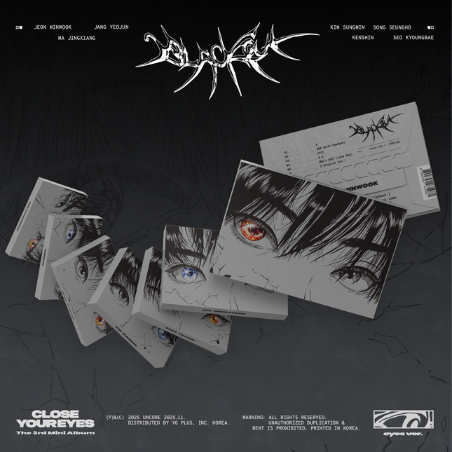 CLOSE YOUR EYES - 3rd Mini Album [blackout] eyes Ver.