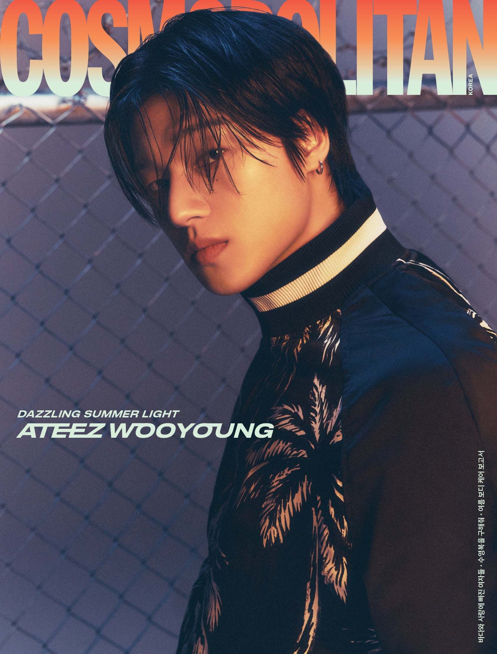 K-POP+アジア ATEEZ - ATEEZ WOOYOUNG KCON photo rare ATEEZ – WOOYOUNG – KSTATION TV
