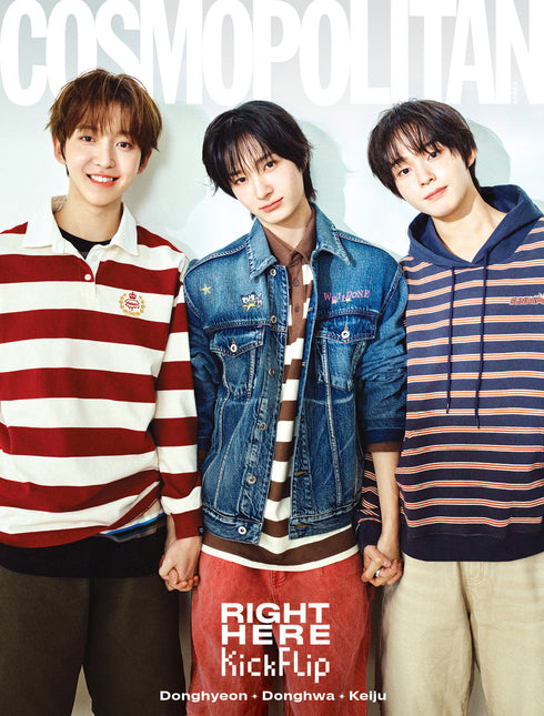 COSMOPOLITAN - [2025, May] - Cover : KickFlip DONGHYEON, DONGHWA, KEIJU TYPE A