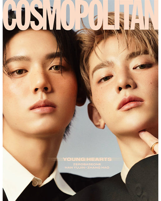 COSMOPOLITAN [2024, April] - Cover : ZEROBASEONE ZHANG HAO, HAN YUJIN Magazine - Kpop Wholesale | Seoufly