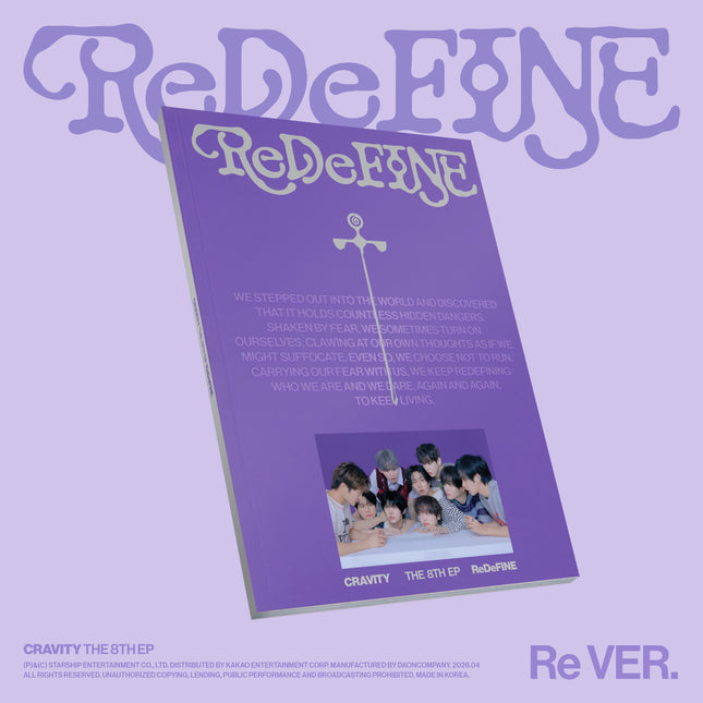CRAVITY - 8th Mini Album [ReDeFINE] Re Ver.