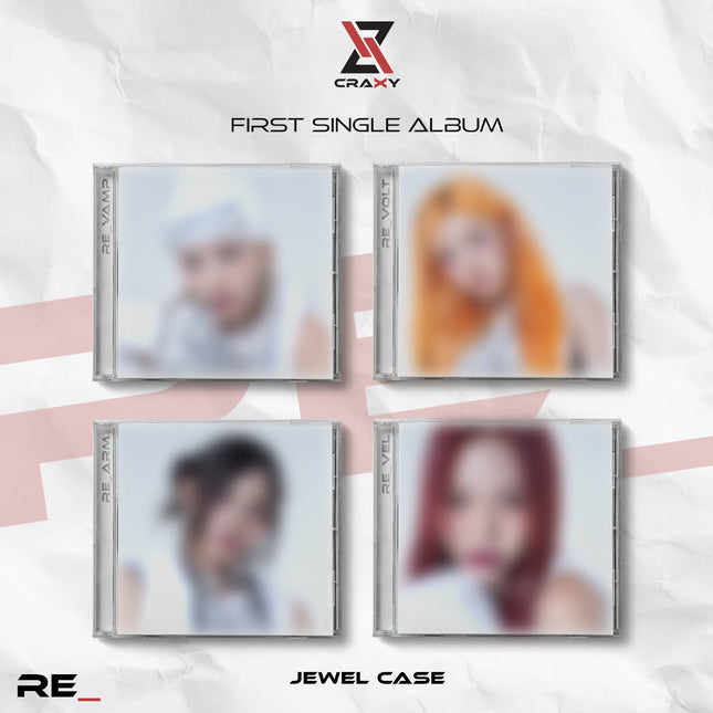 CRAXY - 1st Single Album [RE_] JEWEL CASE Ver.