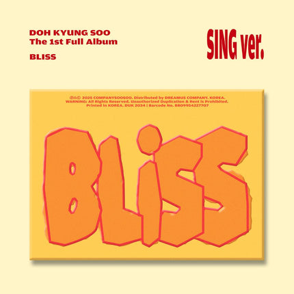 D.O. - 1st Full Album [BLISS] Sing Ver.