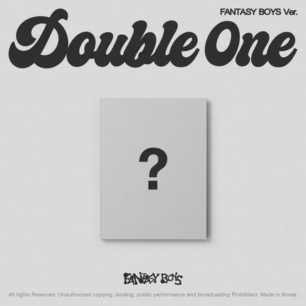 Double 0ne - Mini Album [Xpert] FANTASY BOYS Ver.