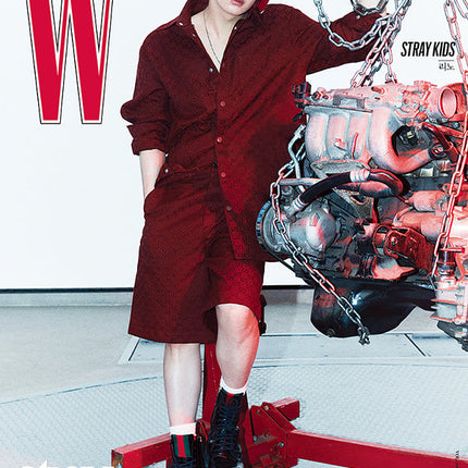 W Volume 6 - [2024, June] - Cover : Stray Kids LEE KNOW E TYPE