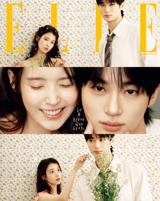 ELLE - [2026, April] - Cover : BYEON WOO SEOK & IU TYPE A