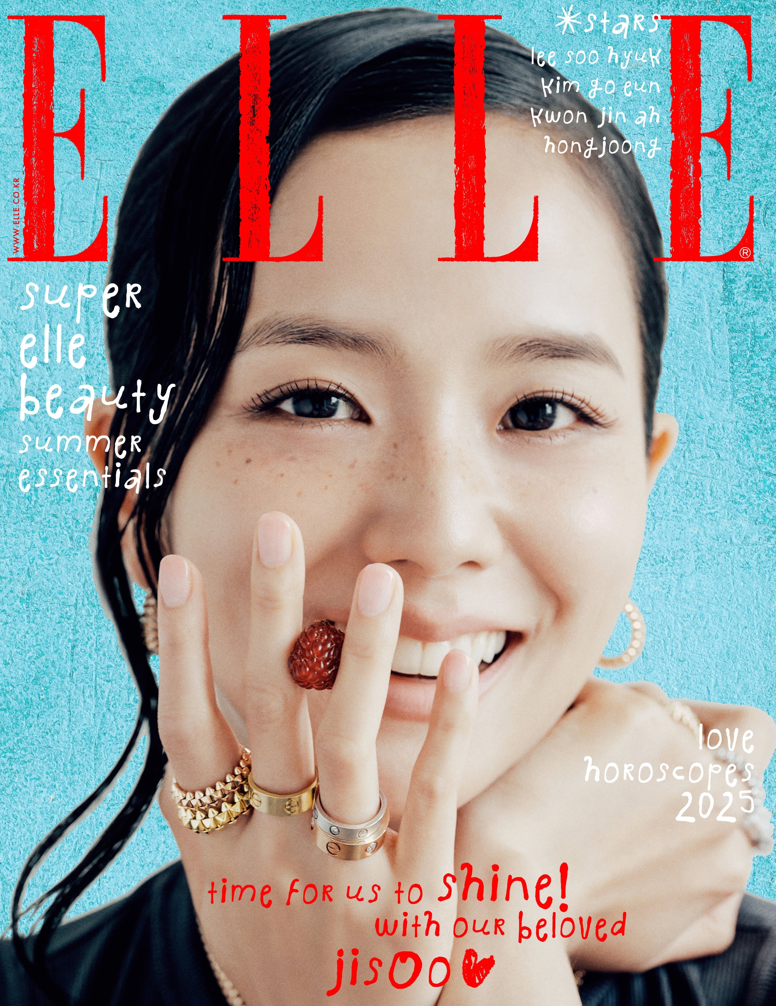 ELLE KOREA BLACKPINK JISOO 雑誌 2019年 12月号 ELLE 2025.12 Cover BLACKPINK - JISOO | Buy at SOOJIB
