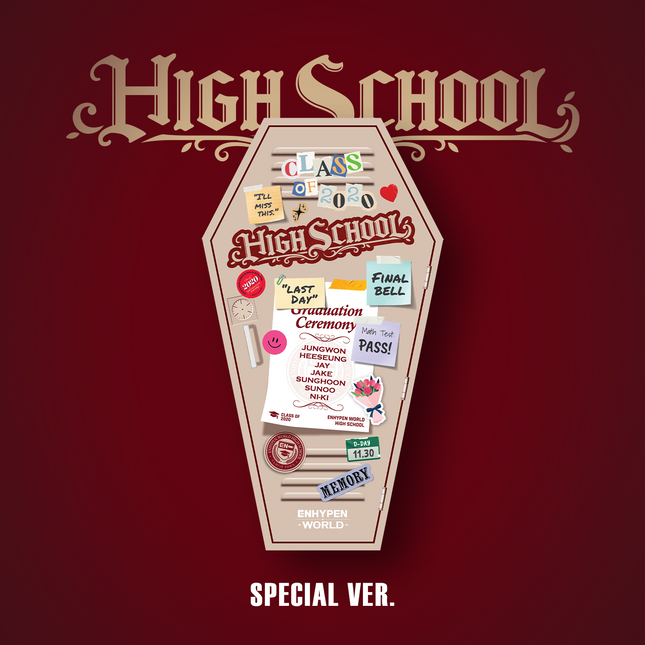 ENHYPEN - [ENHYPEN WORLD COUPON CARD COLLECTION] HIGH SCHOOL SPECIAL Ver.