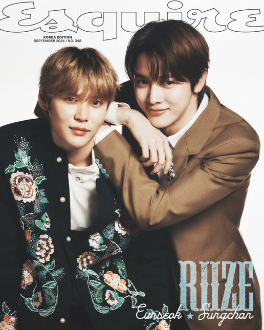 ESQUIRE - [2024, September] - Cover  RIIZE EUNSEOK&SUNGCHAN TYPE D