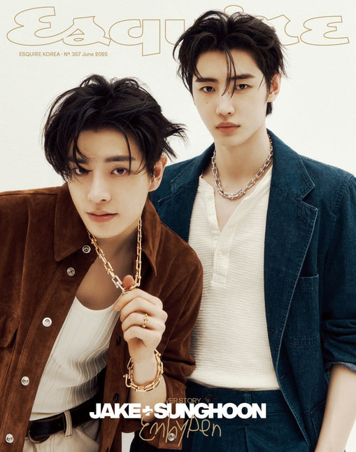 ESQUIRE - [2025, June] - Cover : ENHYPEN JAKE & SUNGHOON TYPE A