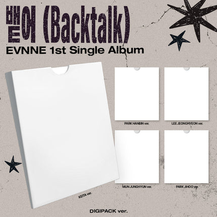 EVNNE - 1st Single Album [뱉어 (Backtalk)] DIGIPACK Ver.