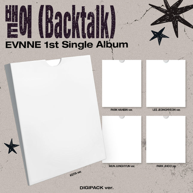 EVNNE - 1st Single Album [뱉어 (Backtalk)] DIGIPACK Ver.