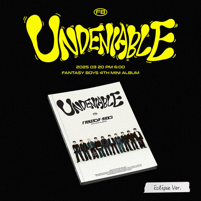 FANTASY BOYS - 4th Mini Album [UNDENIABLE] Eclipse Ver.