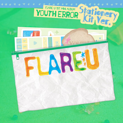FLARE U - 1st Mini Album [YOUTH ERROR] Stationery Kit Ver.