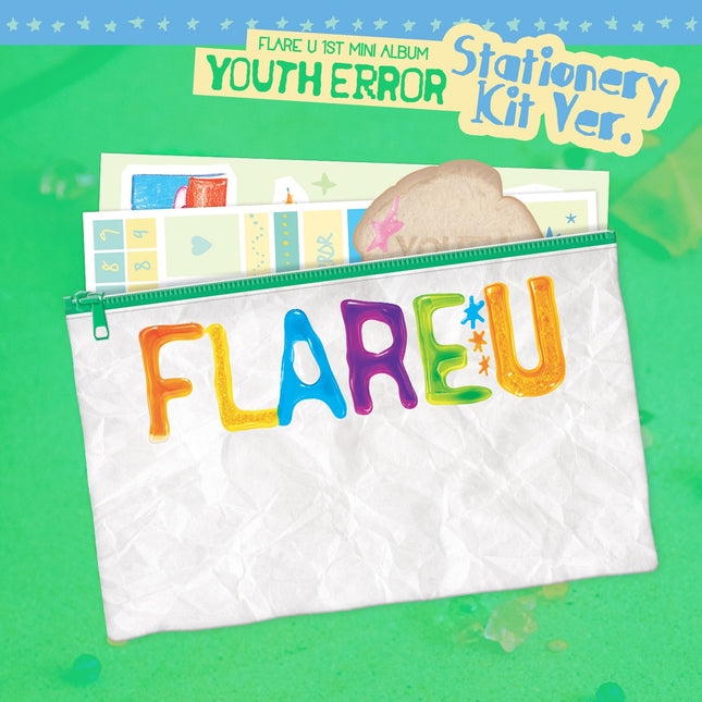 FLARE U - 1st Mini Album [YOUTH ERROR] Stationery Kit Ver.