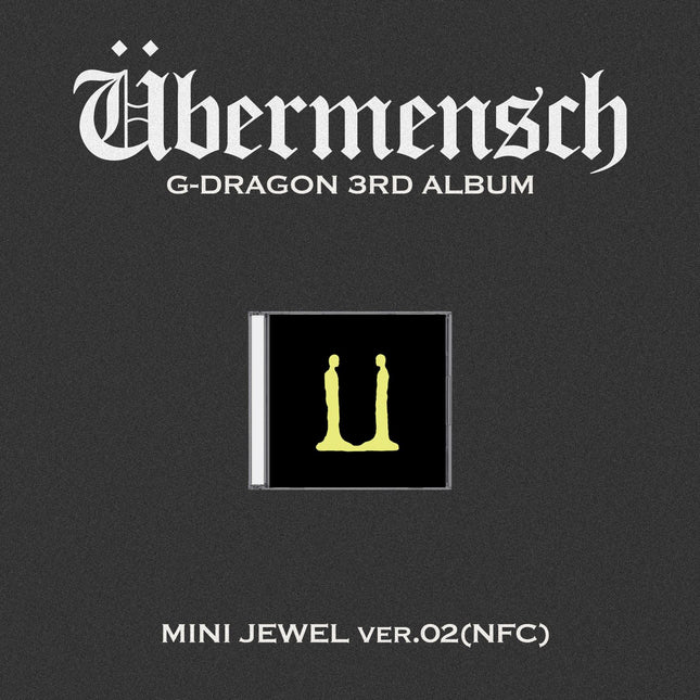 G-DRAGON - 3rd Album [Übermensch] MINI JEWEL Ver. (NFC)