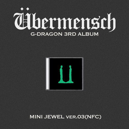 G-DRAGON - 3rd Album [Übermensch] MINI JEWEL Ver. (NFC)