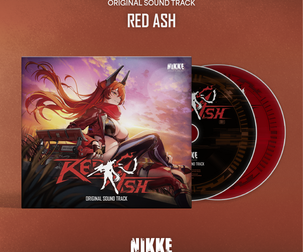 NIKKE 韓国　公式品　Full Burst Live CD Kpop Album Wholesale GODDESS OF VICTORY: NIKKE - OST (RED ASH