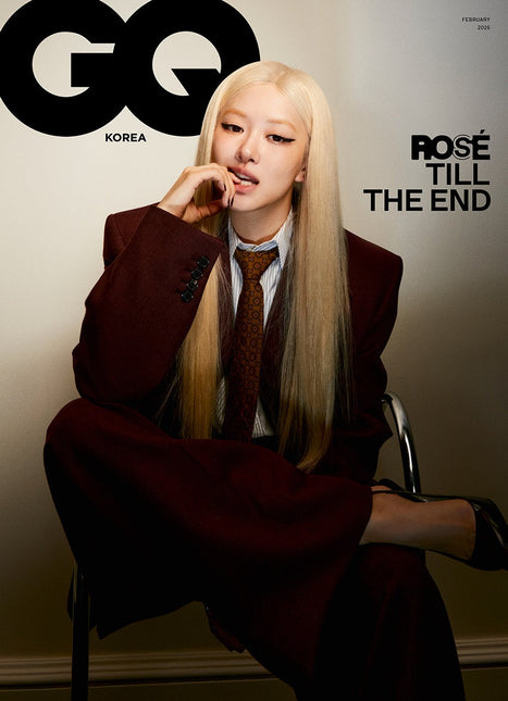 GQ KOREA - [2025, February] - Cover : BLACKPINK ROSE TYPE D