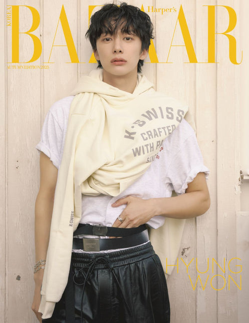 HARPER'S BAZAAR - [2025, Autumn Edition] - Cover : MONSTA X HYUNGWON TYPE B