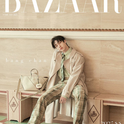 HARPER'S BAZAAR - [2025, February] - Cover : STRAY KIDS BANGCHAN TYPE B