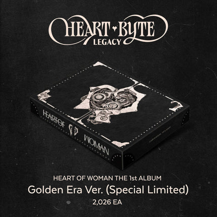 HEART OF WOMAN - 1st Album [Heart Byte : LEGACY] Golden Era Ver. (Special Limited)