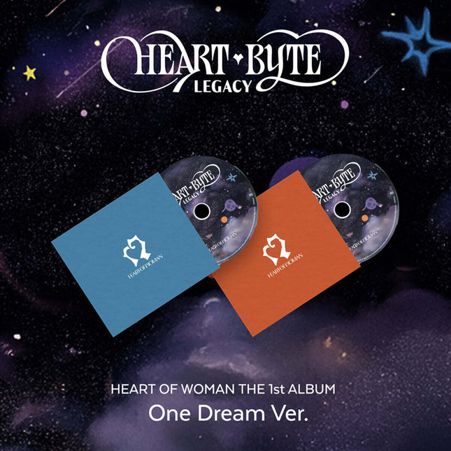 HEART OF WOMAN - 1st Album [Heart Byte : LEGACY] One Dream Ver.