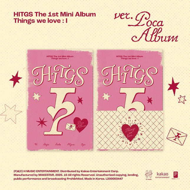 HITGS - 1st Mini Album [Things we love : I] POCA Ver.