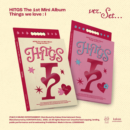 HITGS - 1st Mini Album [Things we love : I] Standard Ver.