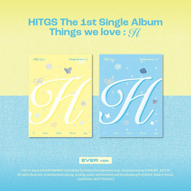HITGS - 1st Single Album [Things we love : H] EVER Ver.