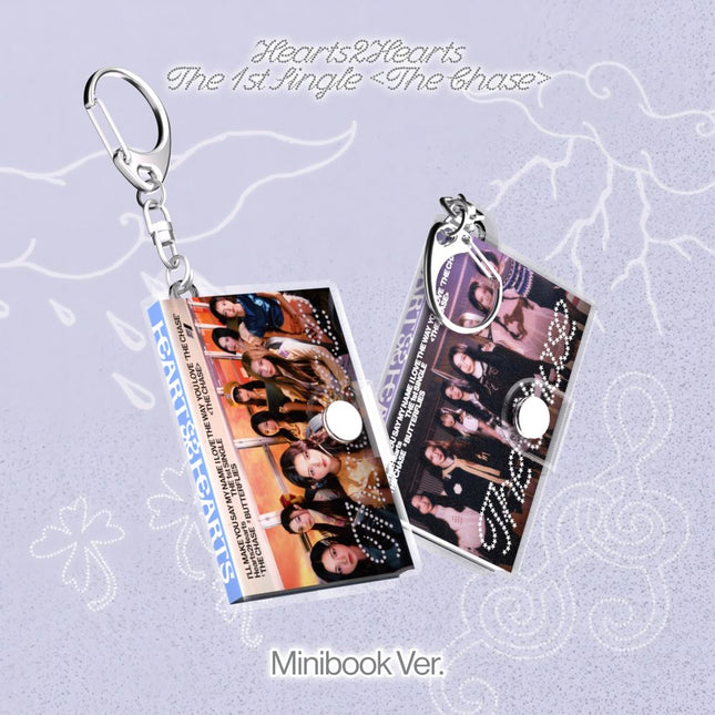 Hearts2Hearts - 1st Single Album [The Chase] Minibook Ver. (Smart Album)