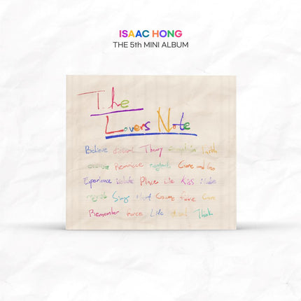 ISAAC HONG - 5th Mini Album [The Lovers Note]