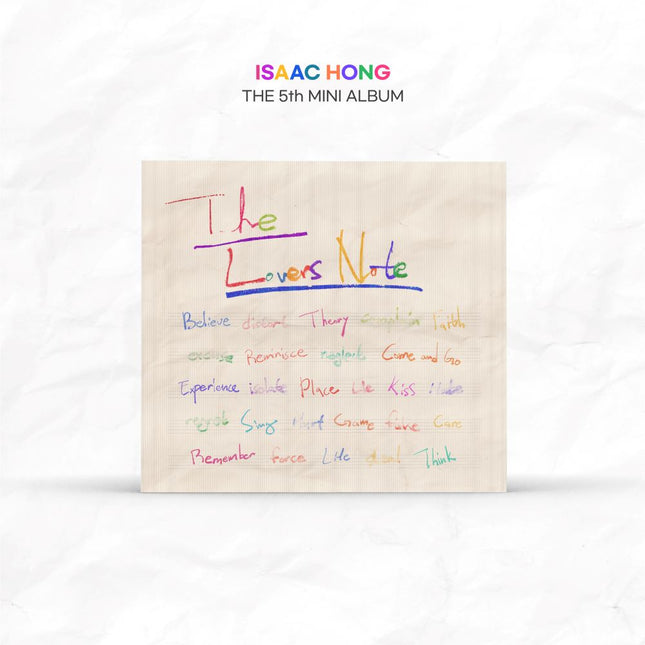 ISAAC HONG - 5th Mini Album [The Lovers Note]